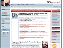 Tablet Screenshot of jobnetzwerk.de